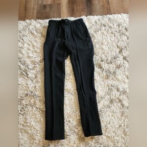 Mango Women's Elegant Dark Blue Dress Pants